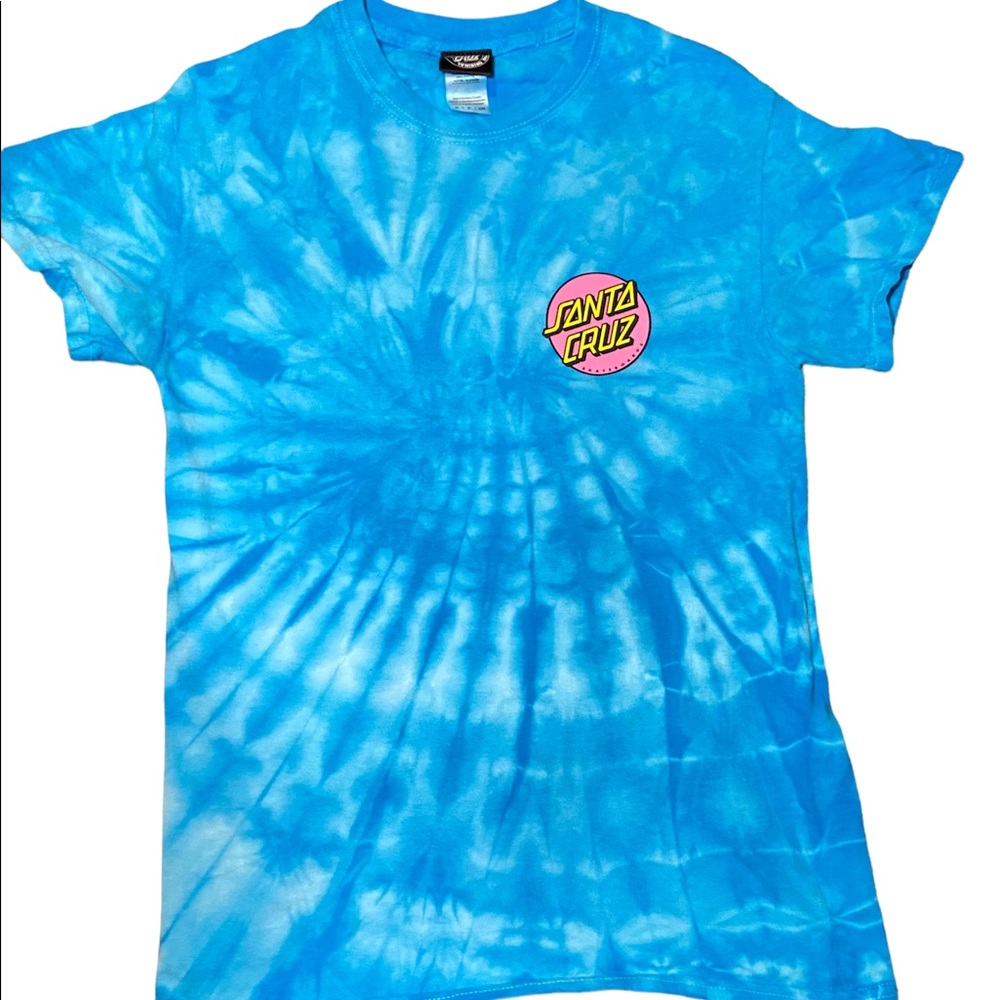 Blue Tie-Dye Santa Cruz T-Shirt